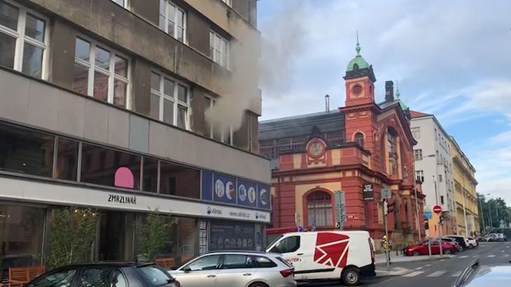 V Praze hořela rehabilitační ordinace